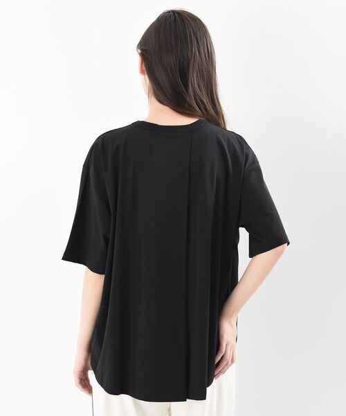 rps(アールピーエス)の「接触冷感バックシャンT(Tシャツ/カットソー・レディース・ブラック/ブルー/オフホワイト/チャコールグレー・フリー)」の5枚目の写真