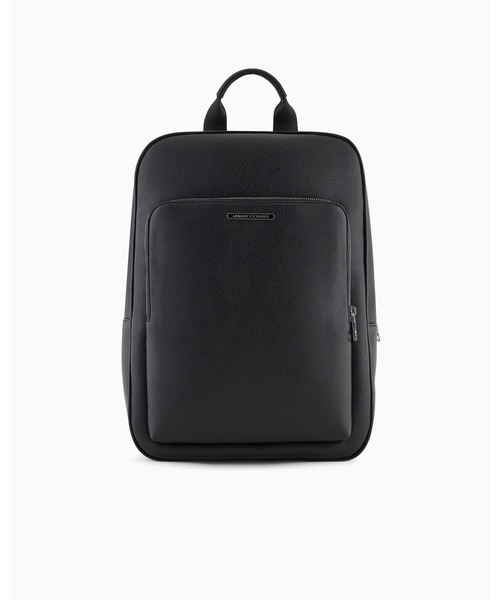 ARMANI EXCHANGE(アルマーニエクスチェンジ)の「【A|X アルマーニ エクスチェンジ】<ZOZO限定>AXロゴ スクエアバックパック(バックパック/リュック・メンズ・ブラック・FREE)」の1枚目の写真