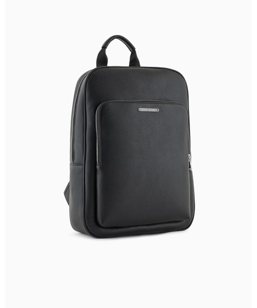 ARMANI EXCHANGE(アルマーニエクスチェンジ)の「【A|X アルマーニ エクスチェンジ】<ZOZO限定>AXロゴ スクエアバックパック(バックパック/リュック・メンズ・ブラック・FREE)」の2枚目の写真