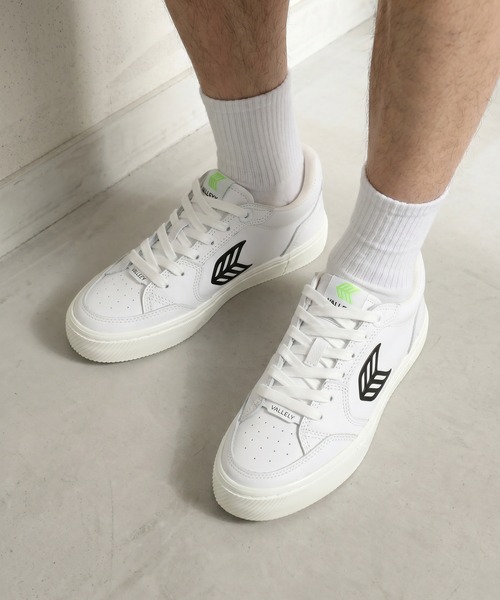 CARIUMA(カリウマ)の「VALLELY Leather Logo Sneaker バレリー レザー ロゴ スニーカー(スニーカー・メンズ・ホワイト系その他/ホワイト×ブラック・US-6/US-8h/US-9/US-7/US-6h/US-5h/US8/US8.5)」の17枚目の写真
