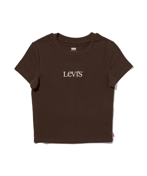 Levi's(リーバイス)の「Levi's/リーバイス グラフィック エッセンシャル ベビーTシャツ(Tシャツ/カットソー・レディース・ブラウン・M/S/XS)」の4枚目の写真