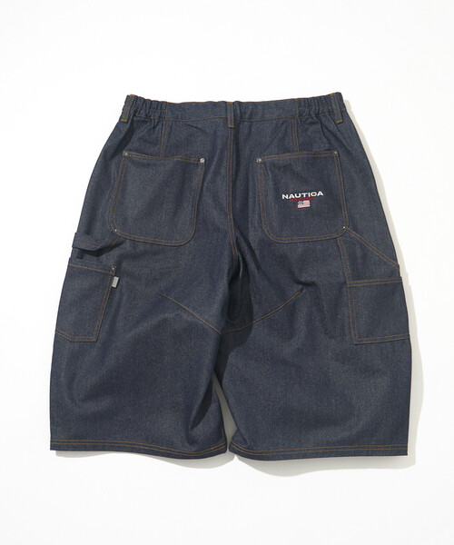 NAUTICA(ノーティカ)の「NAUTICA/ノーティカ ワイドカーブシルエット フラッグロゴ ダブルニー ペインターショーツ(その他パンツ・メンズ・ブラック/ネイビー/オフホワイト/サックスブルー・MEDIUM/X-LARGE/LARGE)」の16枚目の写真