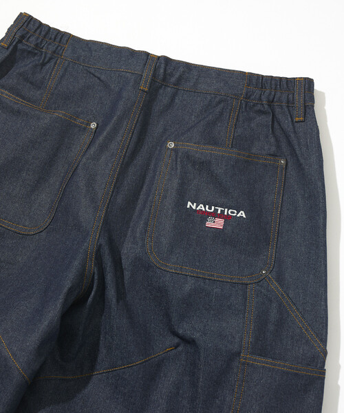 NAUTICA(ノーティカ)の「NAUTICA/ノーティカ ワイドカーブシルエット フラッグロゴ ダブルニー ペインターショーツ(その他パンツ・メンズ・ブラック/ネイビー/オフホワイト/サックスブルー・MEDIUM/X-LARGE/LARGE)」の17枚目の写真