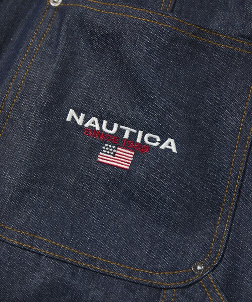 NAUTICA(ノーティカ)の「NAUTICA/ノーティカ ワイドカーブシルエット フラッグロゴ ダブルニー ペインターショーツ(その他パンツ・メンズ・ブラック/ネイビー/オフホワイト/サックスブルー・MEDIUM/X-LARGE/LARGE)」の18枚目の写真