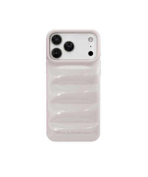 Urban Sophistication（アーバンソフィスティケーション）の「THE PUFFER CASE（スマホケース/カバー・メンズ・ベビーピンク/ホワイト/レッド/ブルー・17/iPhone 15 Pro Max/iPhone 16 Pro Max）」の2枚目の写真