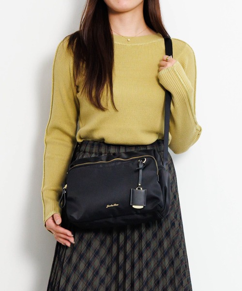 Jewelna Rose(ジュエルナローズ)の「ルフィーヌ ショルダーバッグ 16341(ショルダーバッグ・レディース・ブラック/ダークグレー/グレイッシュベージュ・FREE)」の5枚目の写真