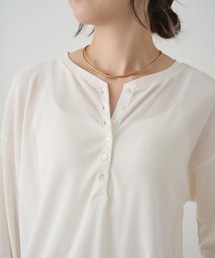 PUAL CE CIN | 前後2WAYシアーワッフルカットソー(Tシャツ/カットソー)