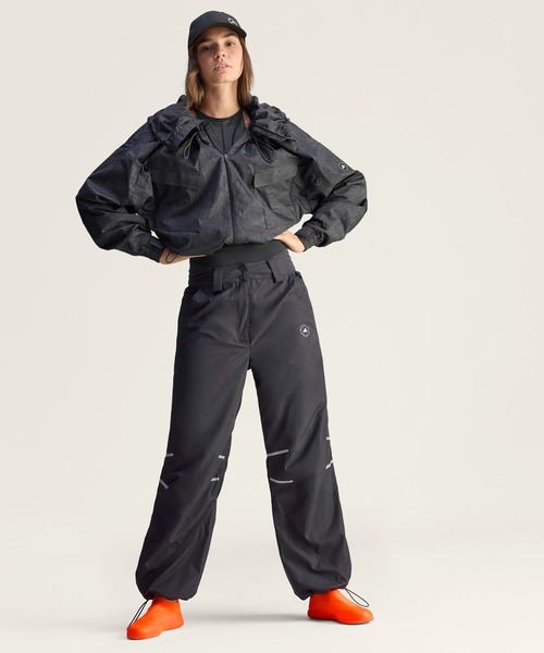 adidas by Stella McCartney（アディダスバイステラマッカートニー）の「adidas by Stella McCartneyアイテムジャケット（プリント柄） / アディダス adidas（ムートンコート・レディース・ブラック・SMALL/MEDIUM/LARGE/X-LARGE/XX-LARGE）」の3枚目の写真