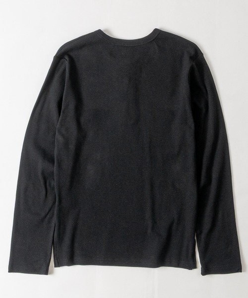 JOHN'S CLOSET（ジョンズクローゼット）の「【31】クロスモチーフラインストーン ジャストフィットテレコヘンリーネックTシャツ（Tシャツ/カットソー・メンズ・ブラック系1/ブラック系2/ホワイト系1/ホワイト系2・MEDIUM/LARGE）」の13枚目の写真