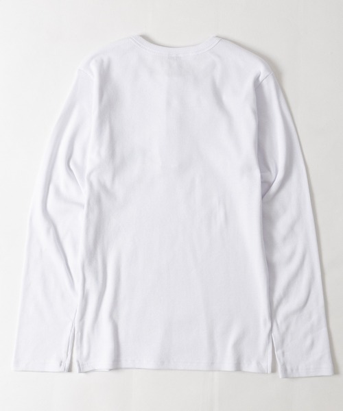 JOHN'S CLOSET（ジョンズクローゼット）の「【31】クロスモチーフラインストーン ジャストフィットテレコヘンリーネックTシャツ（Tシャツ/カットソー・メンズ・ブラック系1/ブラック系2/ホワイト系1/ホワイト系2・MEDIUM/LARGE）」の11枚目の写真