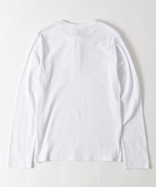 JOHN'S CLOSET（ジョンズクローゼット）の「【31】クロスモチーフラインストーン ジャストフィットテレコヘンリーネックTシャツ（Tシャツ/カットソー・メンズ・ブラック系1/ブラック系2/ホワイト系1/ホワイト系2・MEDIUM/LARGE）」の12枚目の写真