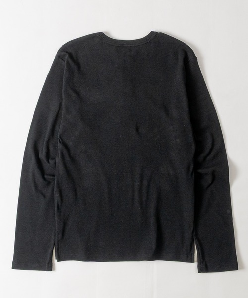 JOHN'S CLOSET（ジョンズクローゼット）の「【31】クロスモチーフラインストーン ジャストフィットテレコヘンリーネックTシャツ（Tシャツ/カットソー・メンズ・ブラック系1/ブラック系2/ホワイト系1/ホワイト系2・MEDIUM/LARGE）」の14枚目の写真