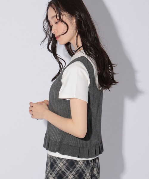 LAKOLE(ラコレ)の「<機能素材>2WAYリブニットビスチェ / 1047402(その他トップス・レディース・ブラック/ブラウン/グレー・FREE)」の13枚目の写真
