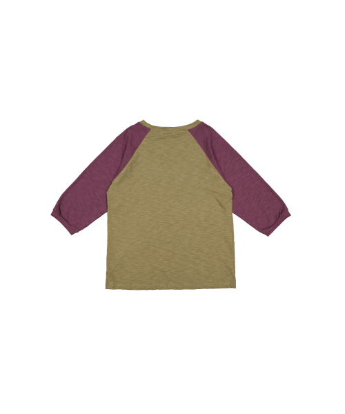 KOOKEESEE(クキシ)の「ボニツートンスラブナグランティ(カーキ/ワイン)(Tシャツ/カットソー・レディース・その他・FREE)」の3枚目の写真