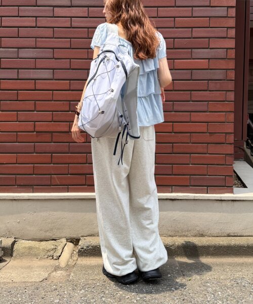 w closet(ダブルクローゼット)の「パールスウェットパンツ(その他パンツ・レディース・イエロー/アイボリー/ブルー・FREE)」の19枚目の写真