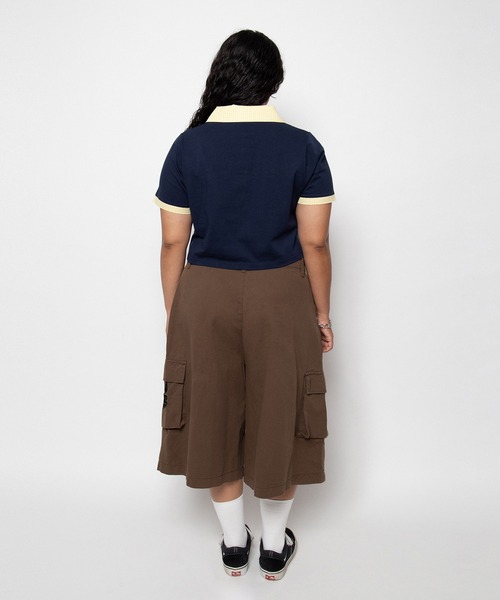 PUNYUS(プニュズ)の「【NEW SIZE】PUNYUSロゴカーゴハーフパンツ(カーゴパンツ・レディース・ブラウン/ブラック・5/4/3/2/1)」の12枚目の写真