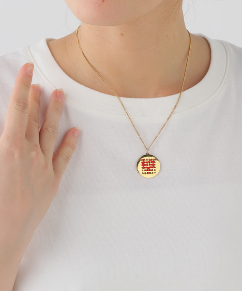 VERMEIL par iena(ヴェルメイユパーイエナ)の「L'EIGHT STUDIO レイトスタジオ BASE NECKLACE HEART(ネックレス・レディース・レッド・FREE)」の8枚目の写真