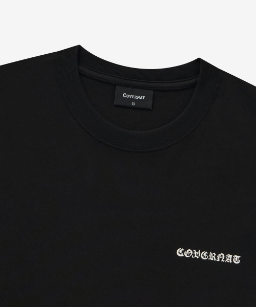 COVERNAT(カバーナット)の「ディプロマロゴエンブレムTシャツブラック(Tシャツ/カットソー・レディース・その他・MEDIUM/LARGE/X-LARGE)」の3枚目の写真