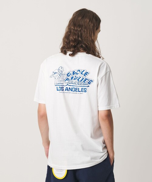 California General Store(California General Store)の「<Uncle Paulie's>ロゴ プリント Tシャツ(Tシャツ/カットソー・メンズ・ホワイト・M/L/XL)」の1枚目の写真