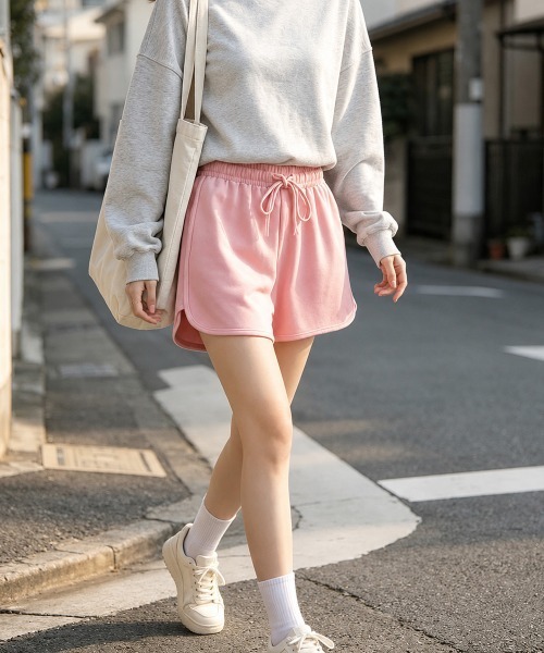 Miniministore(ミニミニストア)の「ショートパンツ レディース スポーツ(その他パンツ・レディース・ブラック/ピンク/アイボリー/ダークグレー・FREE)」の13枚目の写真