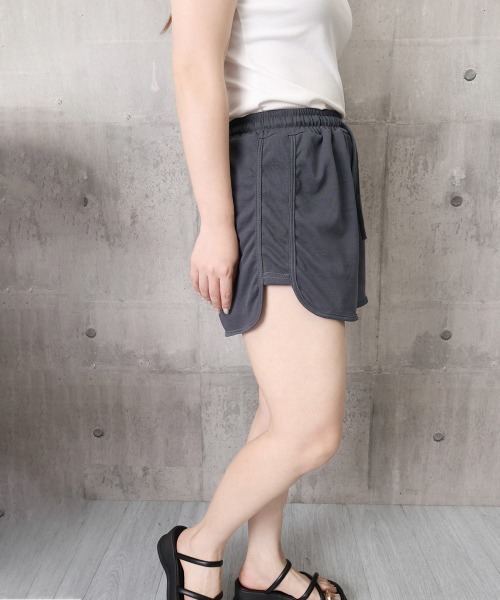 Miniministore(ミニミニストア)の「ショートパンツ レディース スポーツ(その他パンツ・レディース・ブラック/ピンク/アイボリー/ダークグレー・FREE)」の10枚目の写真