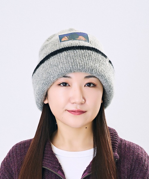 CA4LA(カシラ)の「THE MET Island of the Dead KNIT CAP(ニットキャップ/ビーニー・メンズ・グレー/ブラック・ONESIZE)」の2枚目の写真