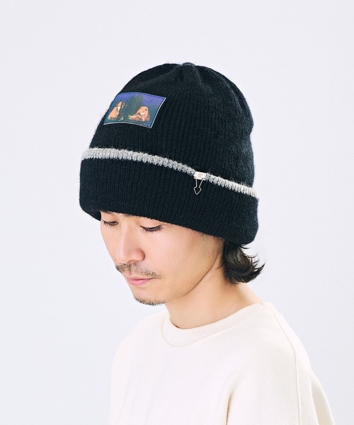 CA4LA(カシラ)の「THE MET Island of the Dead KNIT CAP(ニットキャップ/ビーニー・メンズ・グレー/ブラック・ONESIZE)」の3枚目の写真