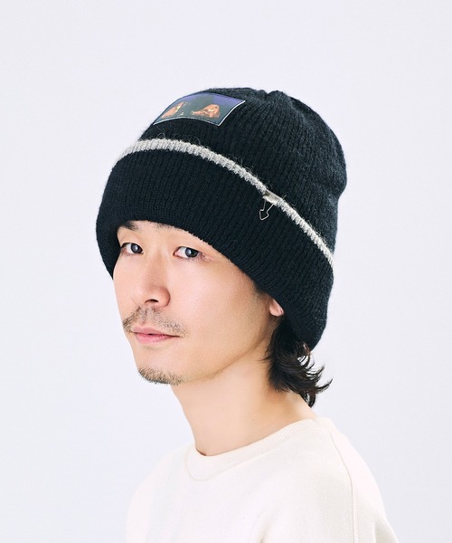 CA4LA(カシラ)の「THE MET Island of the Dead KNIT CAP(ニットキャップ/ビーニー・メンズ・グレー/ブラック・ONESIZE)」の4枚目の写真