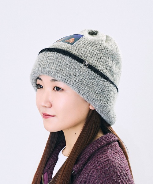 CA4LA(カシラ)の「THE MET Island of the Dead KNIT CAP(ニットキャップ/ビーニー・メンズ・グレー/ブラック・ONESIZE)」の7枚目の写真