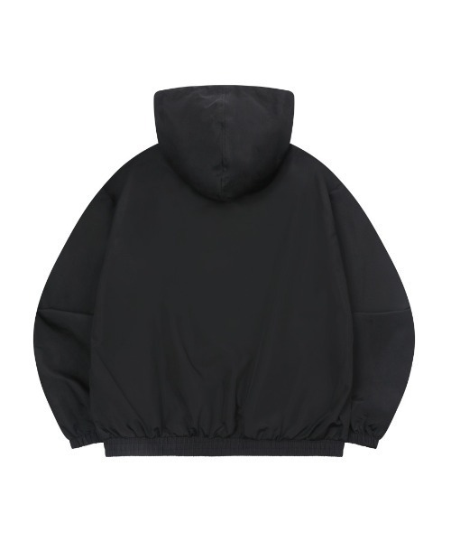MUCENT(ムセント)の「◇MUCENT◇ブランド直輸入正規品/ミラノ シグネチャーロゴ フーデッドウィンドブレーカー Milan Signature Logo Hooded Windbreaker(ブルゾン・レディース・ブラック・FREE)」の3枚目の写真