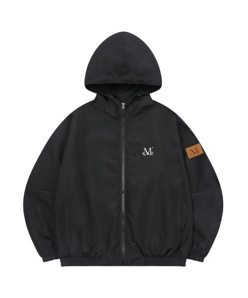 MUCENT(ムセント)の「◇MUCENT◇ブランド直輸入正規品/ミラノ シグネチャーロゴ フーデッドウィンドブレーカー Milan Signature Logo Hooded Windbreaker(ブルゾン・レディース・ブラック・FREE)」の5枚目の写真