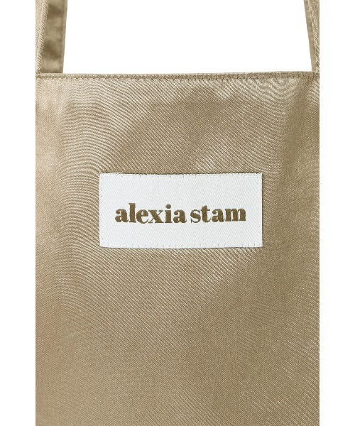 ALEXIA STAM(アリシアスタン)の「Satin Tote Bag /サテントートバッグ(ショルダーバッグ・レディース・ピンク系/アイボリー/ブラウン/ブルー・FREE)」の21枚目の写真