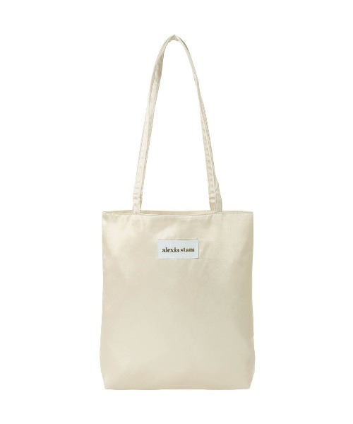 ALEXIA STAM(アリシアスタン)の「Satin Tote Bag /サテントートバッグ(ショルダーバッグ・レディース・ピンク系/アイボリー/ブラウン/ブルー・FREE)」の14枚目の写真