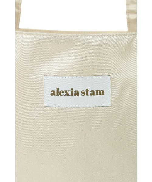 ALEXIA STAM(アリシアスタン)の「Satin Tote Bag /サテントートバッグ(ショルダーバッグ・レディース・ピンク系/アイボリー/ブラウン/ブルー・FREE)」の16枚目の写真