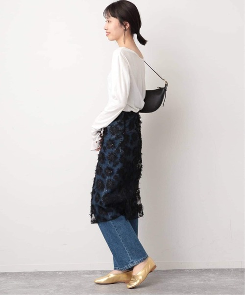 MILLER（ミラー）の「《追加2》miller SLOBE別注 SHEER RIB クルーネック（Tシャツ/カットソー・レディース・ホワイト/アイボリー/レッド/ライトグレー・FREE）」の14枚目の写真