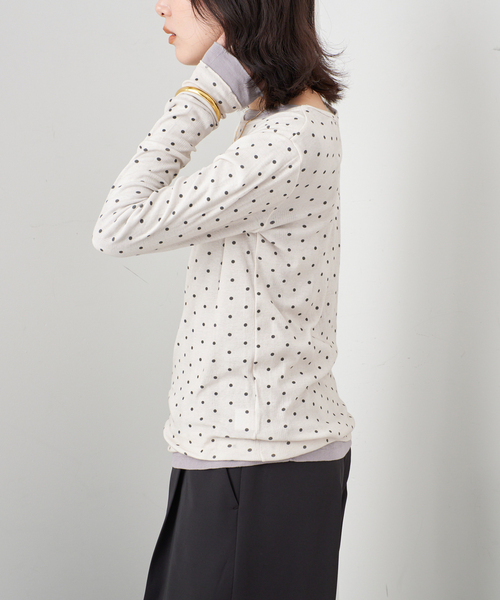 MILLER（ミラー）の「《追加2》miller SLOBE別注 SHEER RIB クルーネック（Tシャツ/カットソー・レディース・ホワイト/アイボリー/レッド/ライトグレー・FREE）」の22枚目の写真