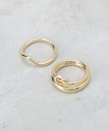 OPAQUE.CLIP（オペークドットクリップ）の「ニュアンスメタルデザインリングSET（リング）」