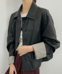 合成皮革ジャケット