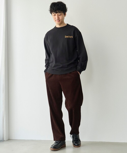 coen(コーエン)の「SMITH’S(スミス)別注クルーネックスウェット(スウェット・メンズ・ブラック/ベージュ/ネイビー・M/L/XL/S)」の5枚目の写真