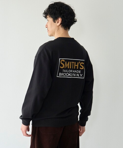 coen(コーエン)の「SMITH’S(スミス)別注クルーネックスウェット(スウェット・メンズ・ブラック/ベージュ/ネイビー・M/L/XL/S)」の9枚目の写真