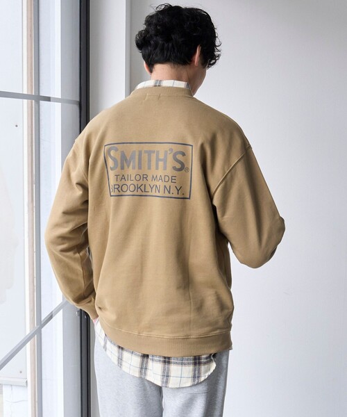 coen(コーエン)の「SMITH’S(スミス)別注クルーネックスウェット(スウェット・メンズ・ブラック/ベージュ/ネイビー・M/L/XL/S)」の17枚目の写真
