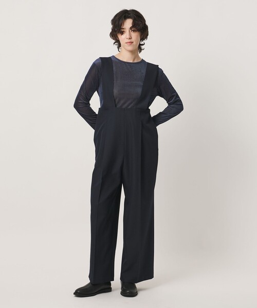 MARW UNITED ARROWS(マルゥ ユナイテッドアローズ)の「<MARW UNITED ARROWS>シアー ベロア リブ ロングスリーブ カットソー(Tシャツ/カットソー・レディース・ワイン/オフホワイト/ネイビー・FREE)」の11枚目の写真