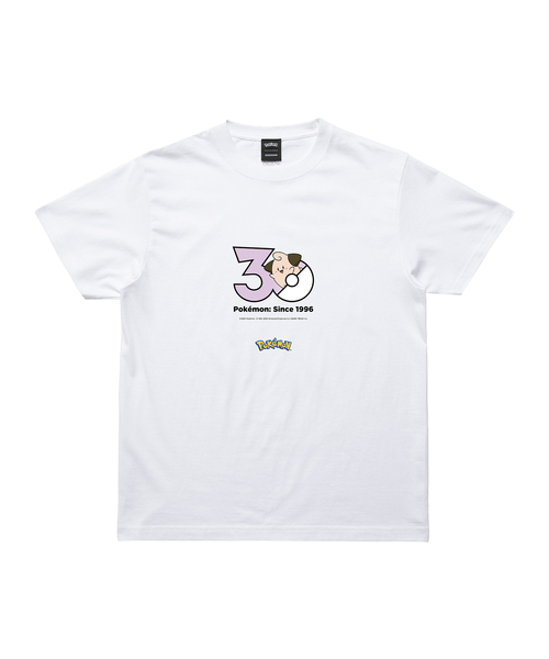 ZOZOSPOT(ゾゾスポット)の「Pokemon 30th Anniversary 1025 T-shirt 「ピィ」(Tシャツ/カットソー・レディース・ホワイト・SMALL/MEDIUM/LARGE/X-LARGE/XX-LARGE/XXX-LARGE/100cm/110cm/120cm/130cm/140cm/150cm/160cm)」の1枚目の写真