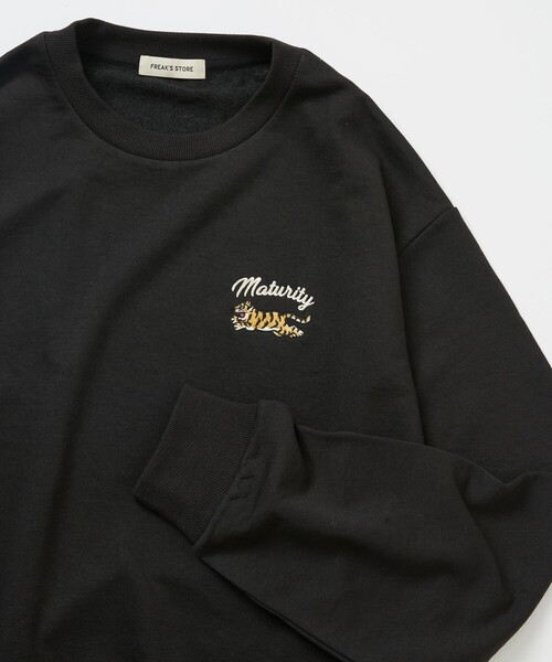 FREAK'S STORE(フリークスストア)の「限定展開 アニマル アソート ワンポイント刺繍 スウェット(スウェット・メンズ・グレー/チャコールグレー/オフホワイト/ブラック・LARGE/MEDIUM/X-LARGE)」の16枚目の写真
