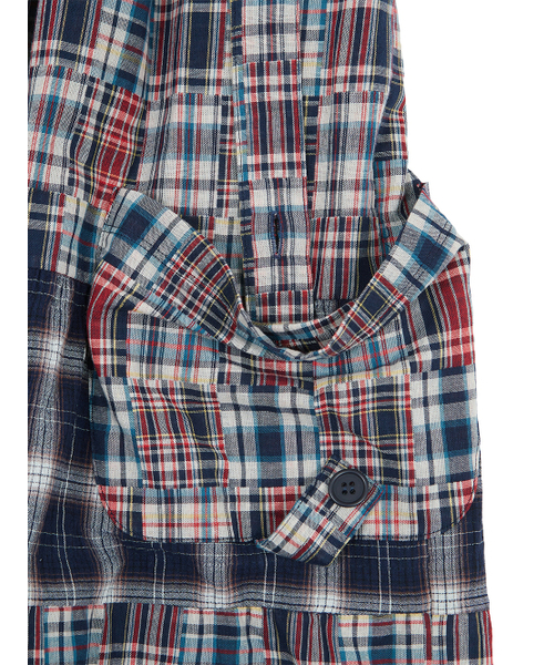 TUOMIO（トゥオミオ）の「2-WAY PATCHWORK SKIRT [NAVY]（スカート・レディース・その他・F）」の4枚目の写真
