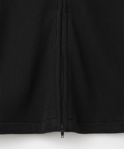 Millo Archive（ミロ アーカイブ）の「OBJECT STITCH ロングスリーブフードジップアップ [ブラック]（パーカー・レディース・その他・MEDIUM/LARGE/X-LARGE）」の3枚目の写真