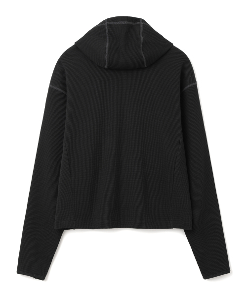 Millo Archive（ミロ アーカイブ）の「OBJECT STITCH ロングスリーブフードジップアップ [ブラック]（パーカー・レディース・その他・MEDIUM/LARGE/X-LARGE）」の8枚目の写真