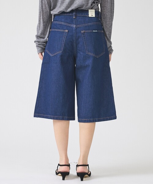 ROLLA'S(ローラス)の「【ROLLA'S / ローラス】CHARLOTTE CULOTTE / デニムハーフパンツ キュロット(デニムパンツ・レディース・インディゴブルー・26/25/24)」の10枚目の写真