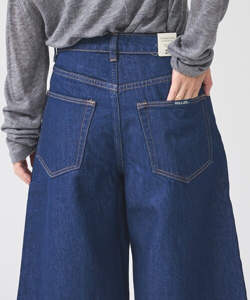 ROLLA'S(ローラス)の「【ROLLA'S / ローラス】CHARLOTTE CULOTTE / デニムハーフパンツ キュロット(デニムパンツ・レディース・インディゴブルー・26/25/24)」の11枚目の写真