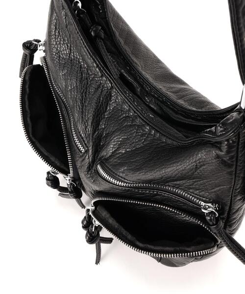 SIS（エスアイエス）の「SIS/エスアイエス/PU Leather Shoulder Bag（ショルダーバッグ・レディース・ブラック・F）」の11枚目の写真
